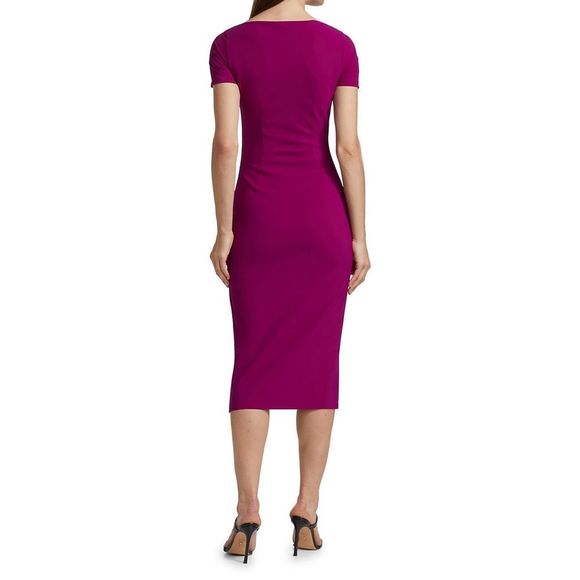Chiara Boni La Petite Robe Ajak Jersey Wrap Dress US 8 $695 - Picture 3 of 12